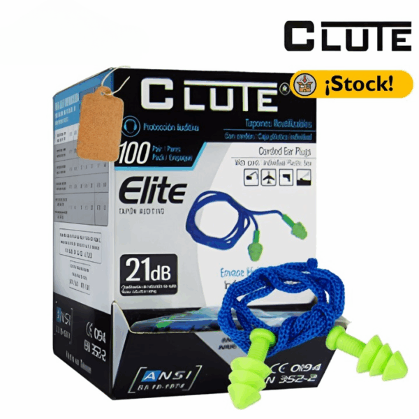 Tapón Auditivo ELITE TPR Clute Bolsita 25dB